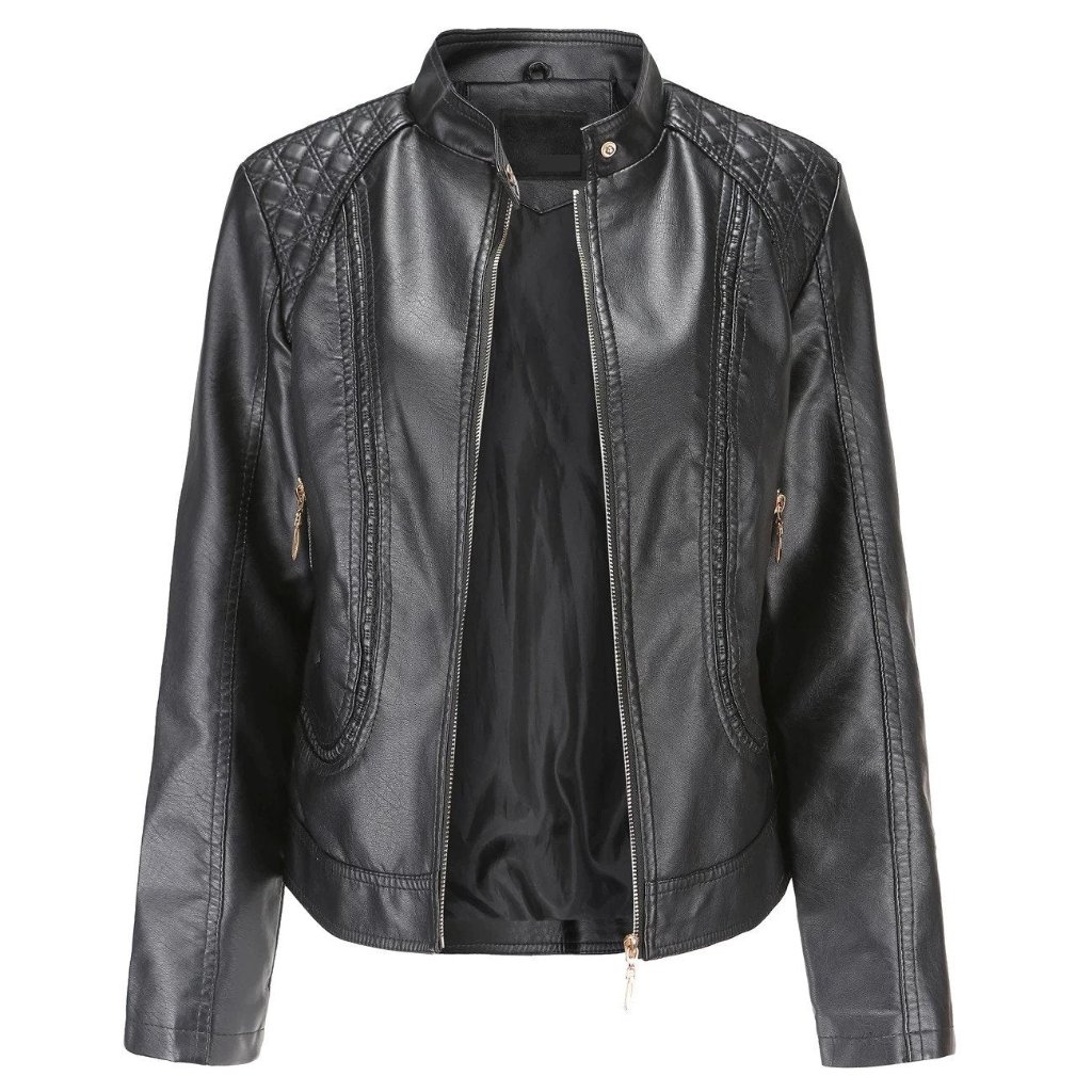 Bashwood Handmade Womens Capri Genuine Lambskin Leather Jacket